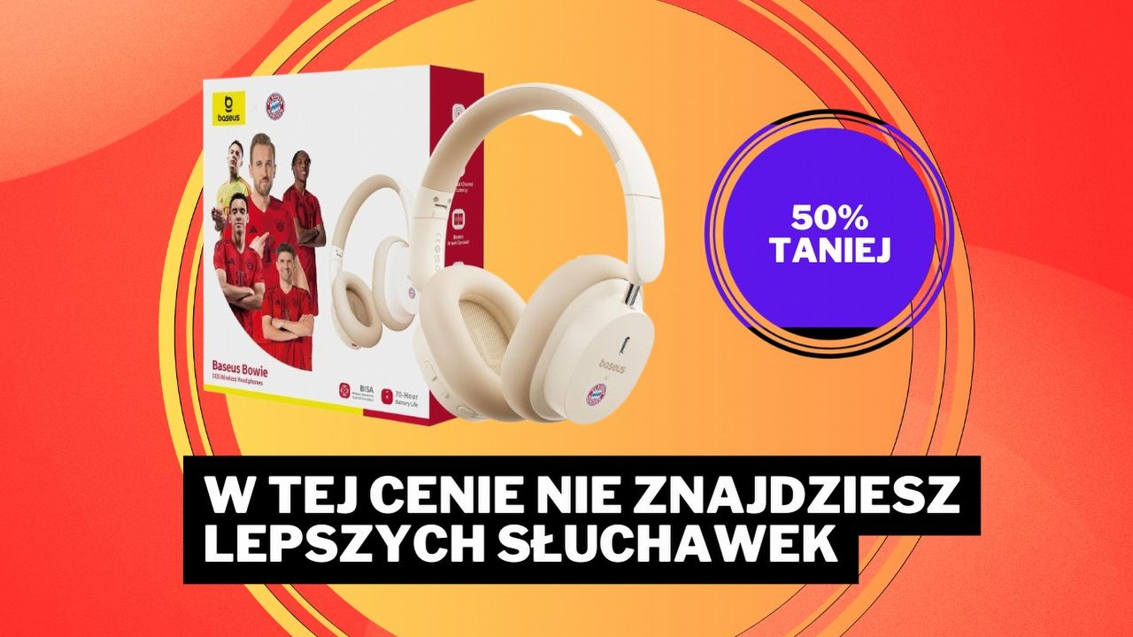 Amazon nie bierze jeńców! Te słuchawki kosztują 50% taniej i deklasują podobnie wycenioną konkurencję, źródło grafiki: Baseus.
