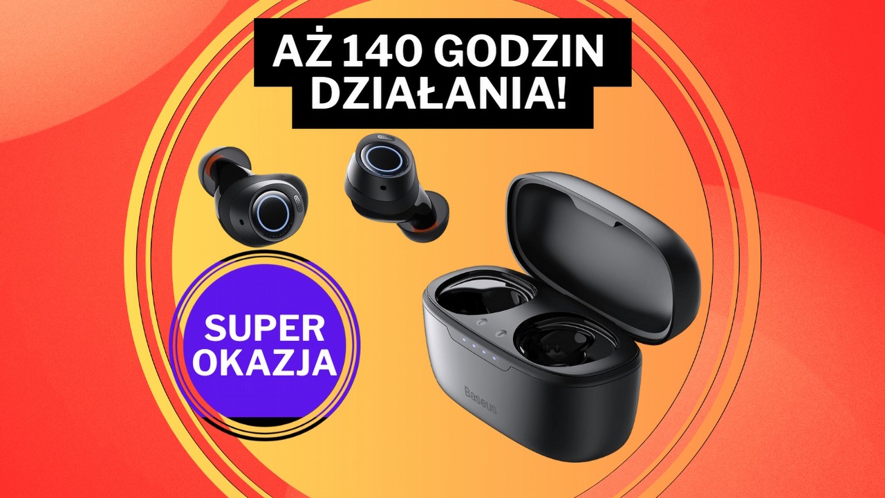 „Najlepsze słuchawki w historii” za niecałe 100 zł! Ten zestaw chwalą nawet nominowani do Oscara kompozytorzy, źródło grafiki: Baseus.
