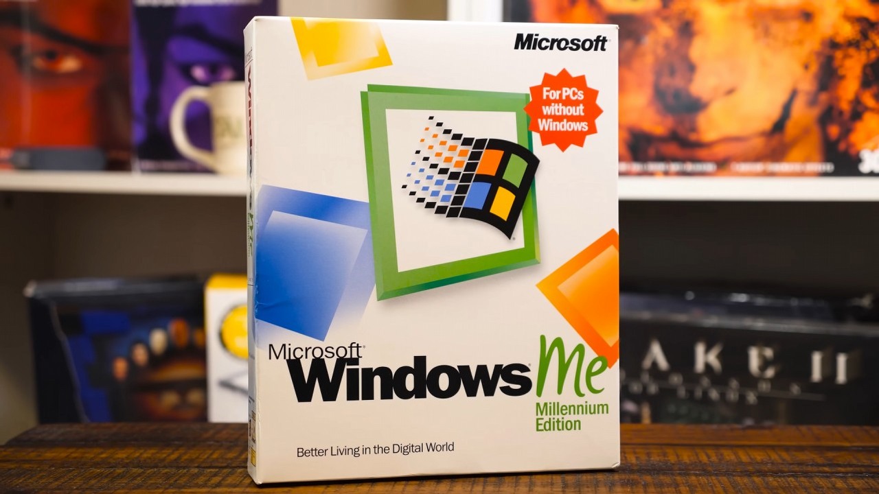 Windows ME był najgorszym systemem Microsoftu w historii? Dyskusja trwa do dzisiaj, źródło grafiki: YouTube: LGR; 2020.