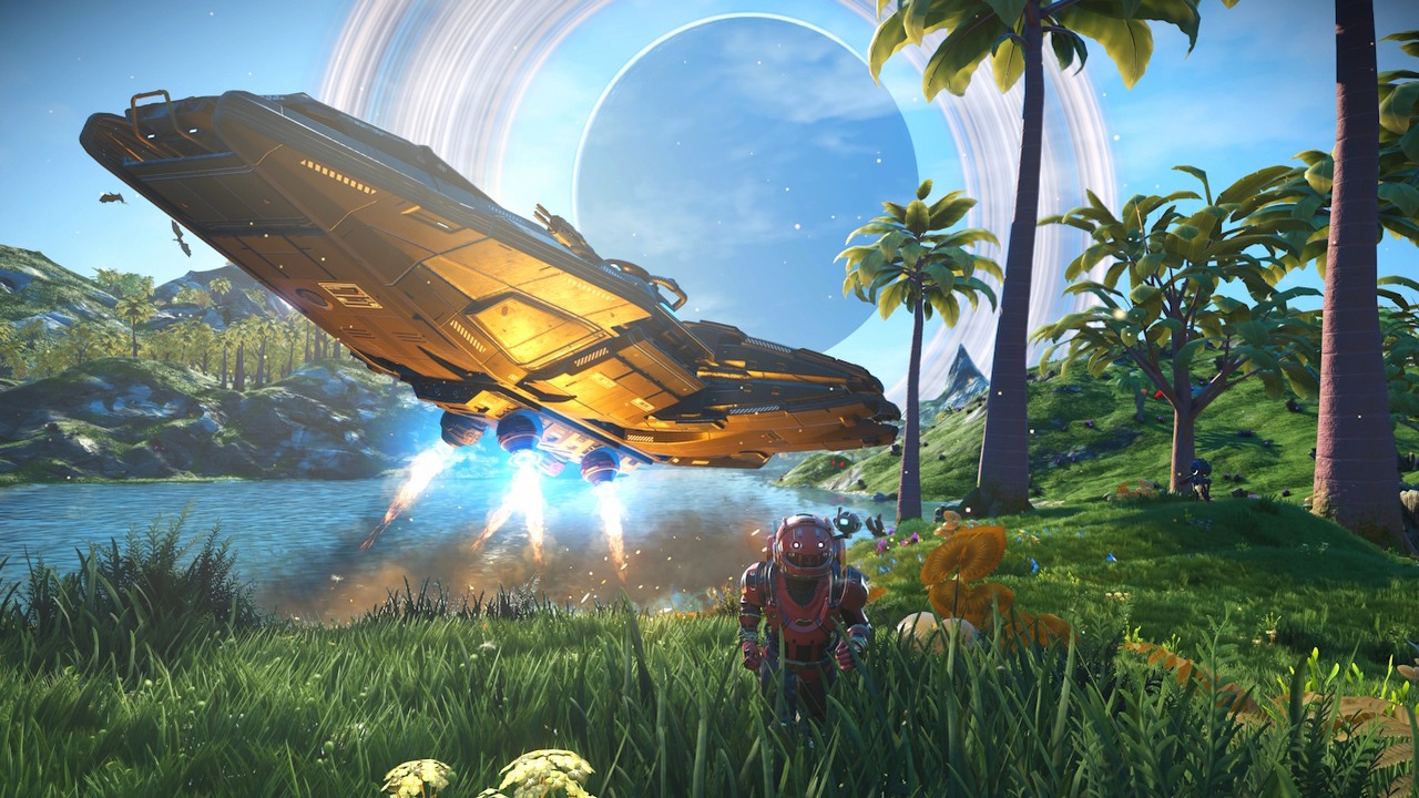 Gracze No Man's Sky wpadli w szał budowania. Ich kreacje są absolutnie zwariowane, źródło grafiki: Hello Games.