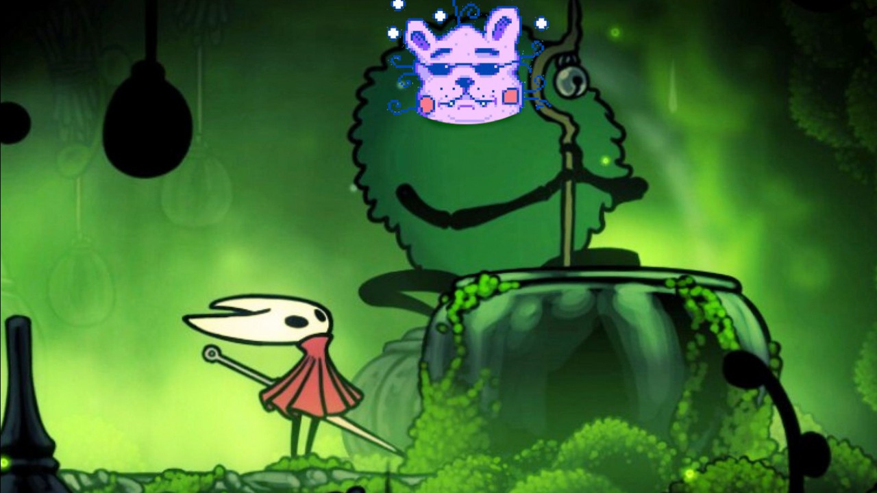 Niezwykły gość w Hollow Knight: Silksong. Twórca Stardew Valley podłożył głos jednej z postaci, źródło grafiki: Team cherry / własne..