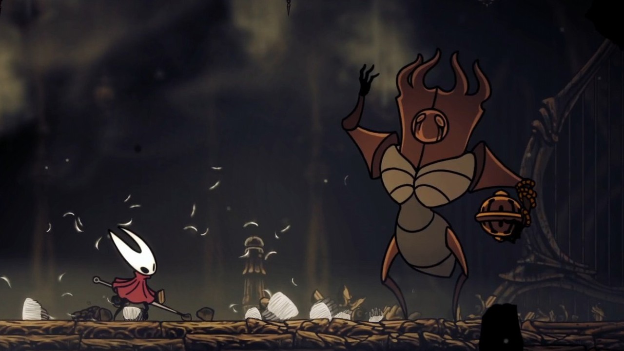 Jak pokonać Last Judge w Hollow Knight: Silksong? Walcząc z tym bossem nie dajcie się przyprzeć do ściany, źródło grafiki: Team Cherry.