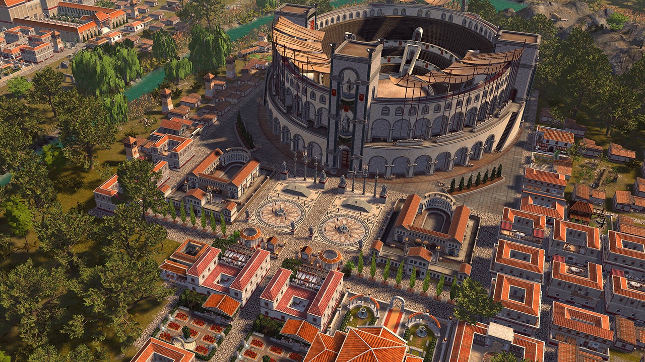 Anno 117: Pax Romana wzięło w kleszcze znacznie mniejszą strategię o budowaniu osadzoną w starożytnym Rzymie. Twórca podjął jedyną słuszną decyzję, źródło grafiki: Siscia Games.