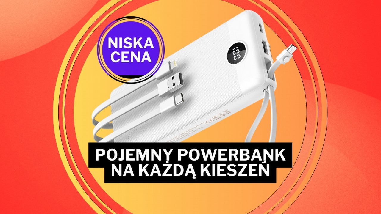 Amazon rozgrzewa do czerwoności tą okazją na powerbank z 20000 mAh! Z tym sprzętem nie musisz martwić się o cenę i kable, źródło grafiki: VEEKTOMX; materiały promocyjne.