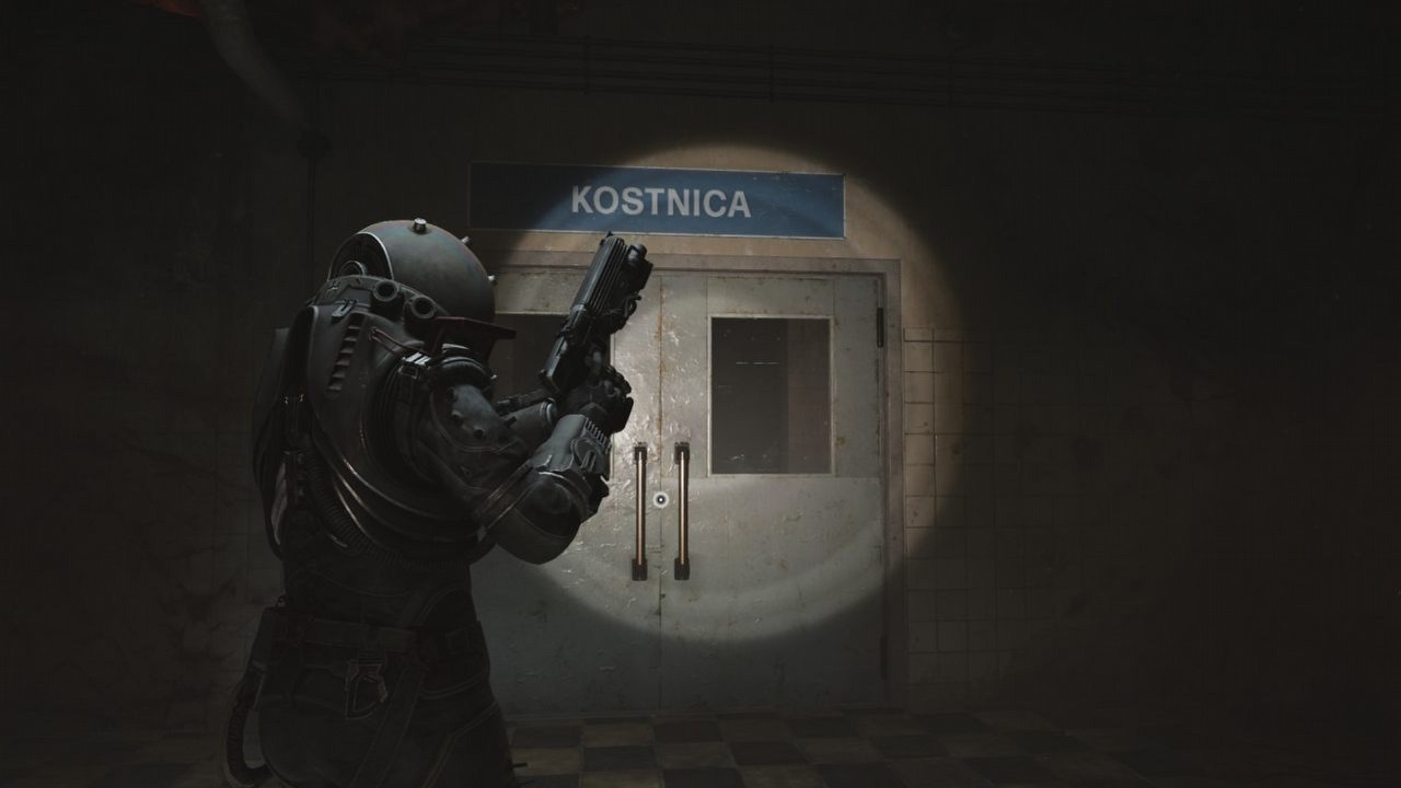 Szpitalna kostnica w Cronos to miejsce wyjątkowo trudnego starcia. Pokazujemy jak przetrwać tę wymagającą walkę, źródło grafiki: Bloober Team.