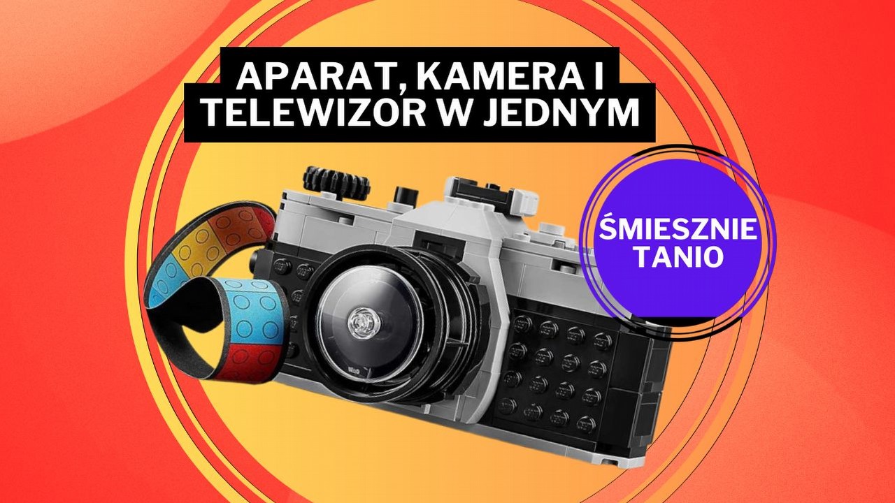 Ten zestaw LEGO to absolutny must-have dla miłośników starej fotografii! Teraz kupisz go na Amazonie 30 zł taniej w sklepie LEGO, źródło grafiki: LEGO.