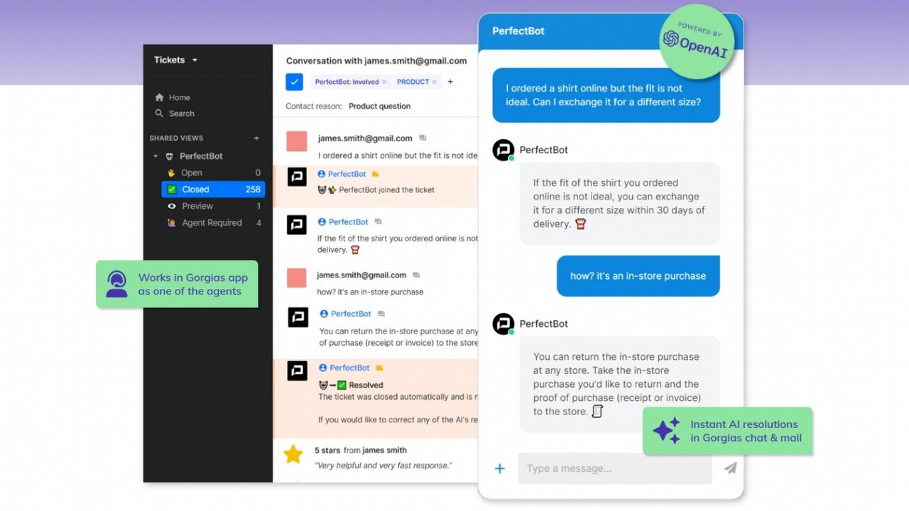 Polski startup AI ogłosił zakończenie działalności. „Nasi partnerzy stali się naszymi konkurentami”, źródło grafiki: PerfectBot; materiały promocyjne.