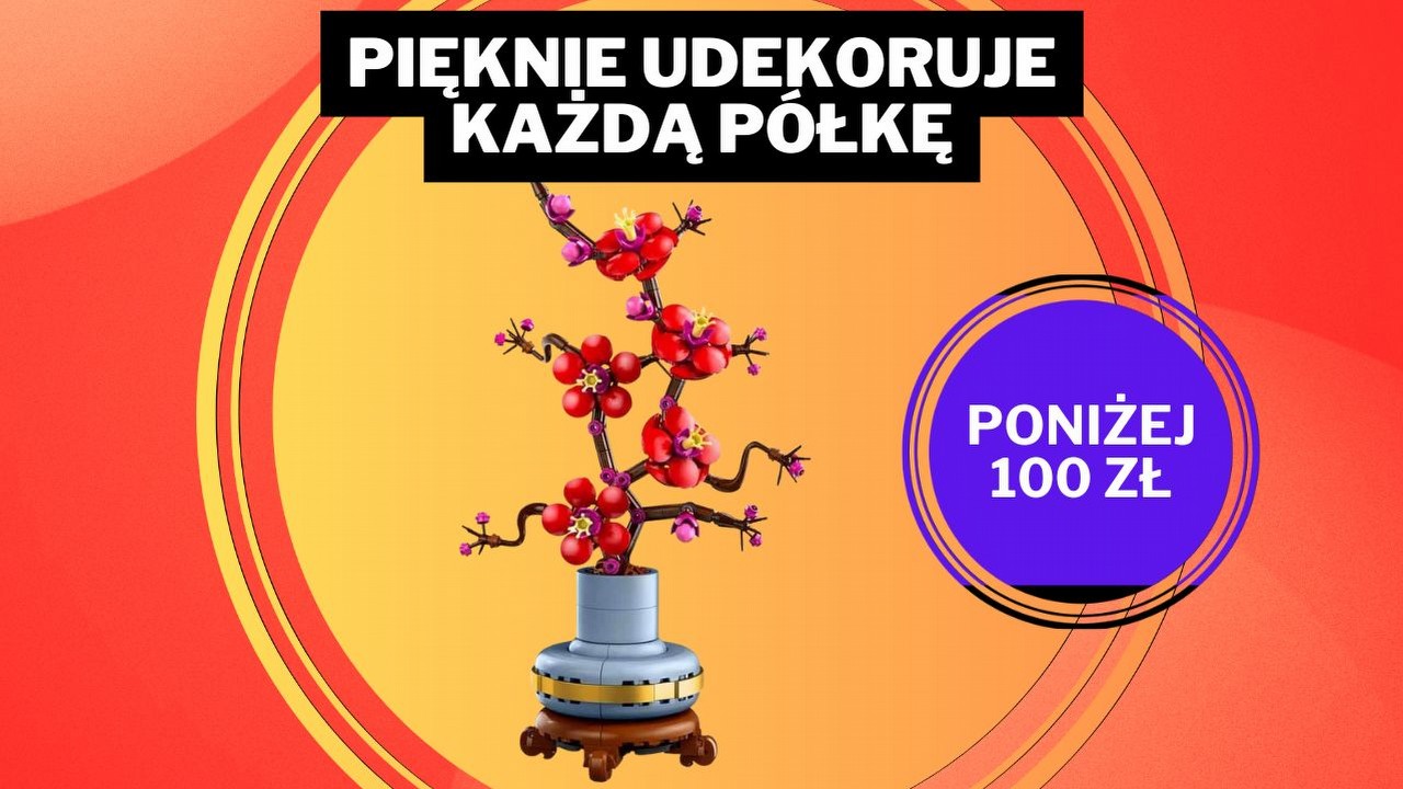 Amazon zachwyca okazją dla fanów LEGO! Ten przepiękny zestaw kupicie teraz za mniej niż 100 zł, źródło grafiki: LEGO; grafika promocyjna.