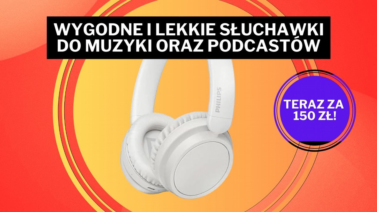 Idealne do muzyki i podcastów! Bezprzewodowe słuchawki teraz o 40 zł taniej!, źródło grafiki: Amazon.pl.