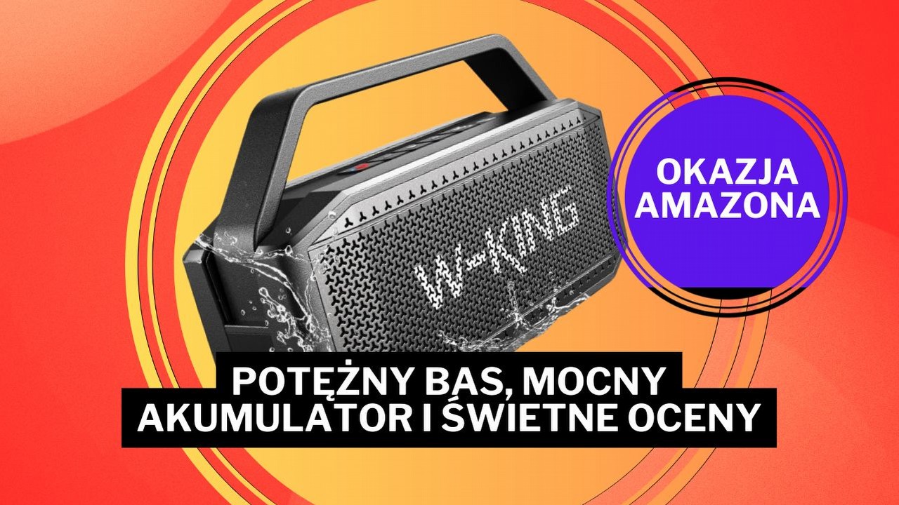 Jeden z najlepiej ocenianych głośników na bluetooth z nowoczesnym systemem grania kupisz taniej na Amazonie, źródło grafiki: Amazon.