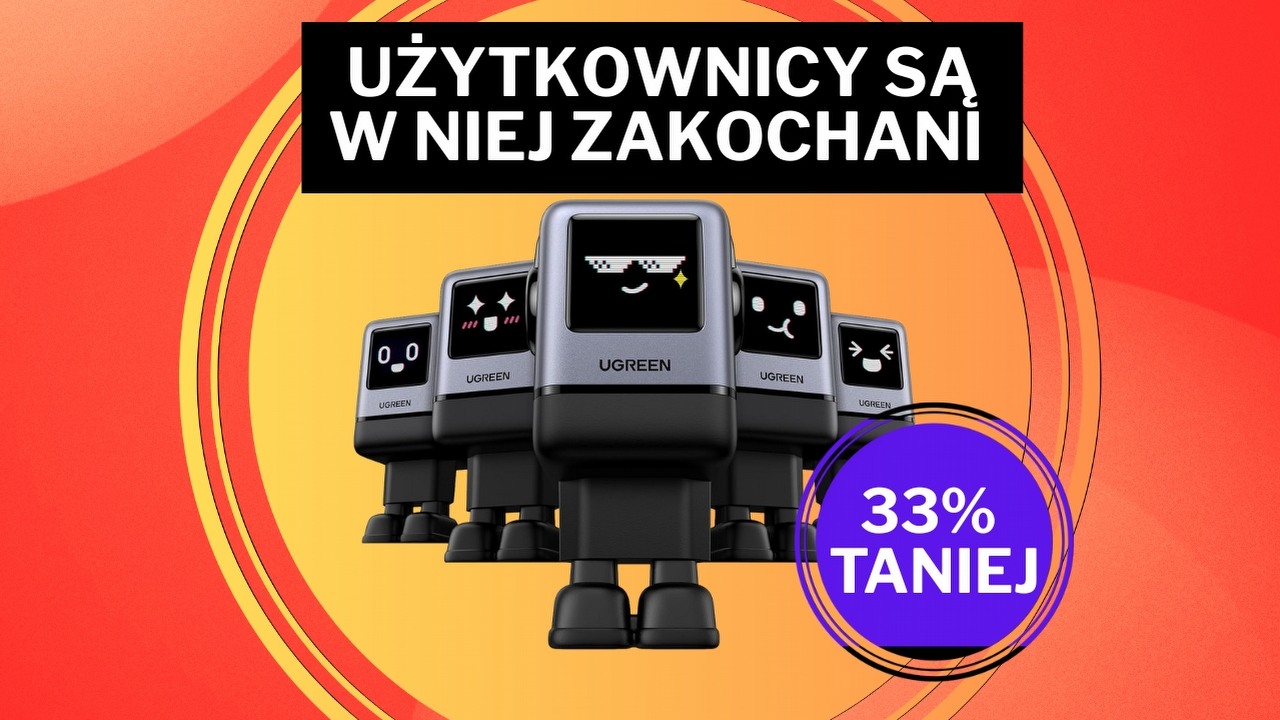 Jedna z najoryginalniejszych ładowarek na rynku 33% taniej. Ten mały gadżet dosłownie śmieje się w twarz konkurencji, źródło grafiki: Ugreen.