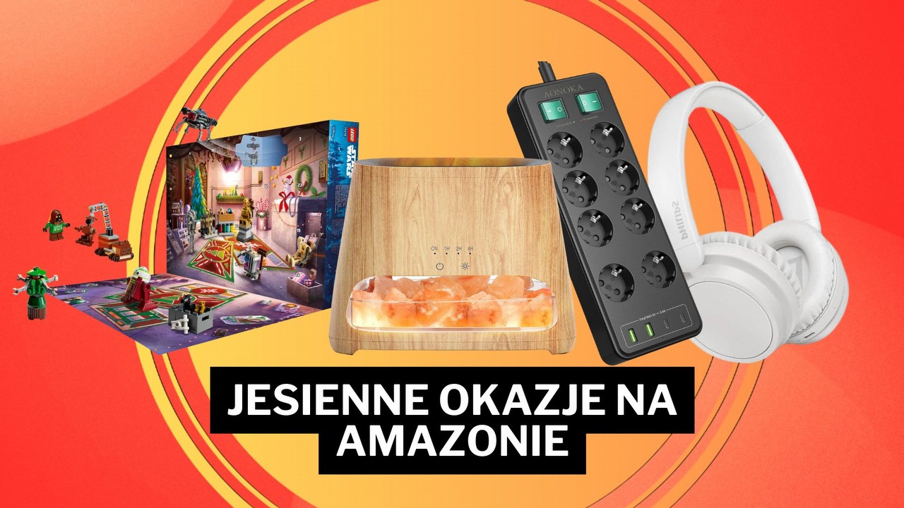 Najlepsze okazje na Amazonie - dziś w promocji świetne słuchawki Philipsa i spora listwa zasilająca, źródło grafiki: LEGO, Amazon; grafiki promocyjne.