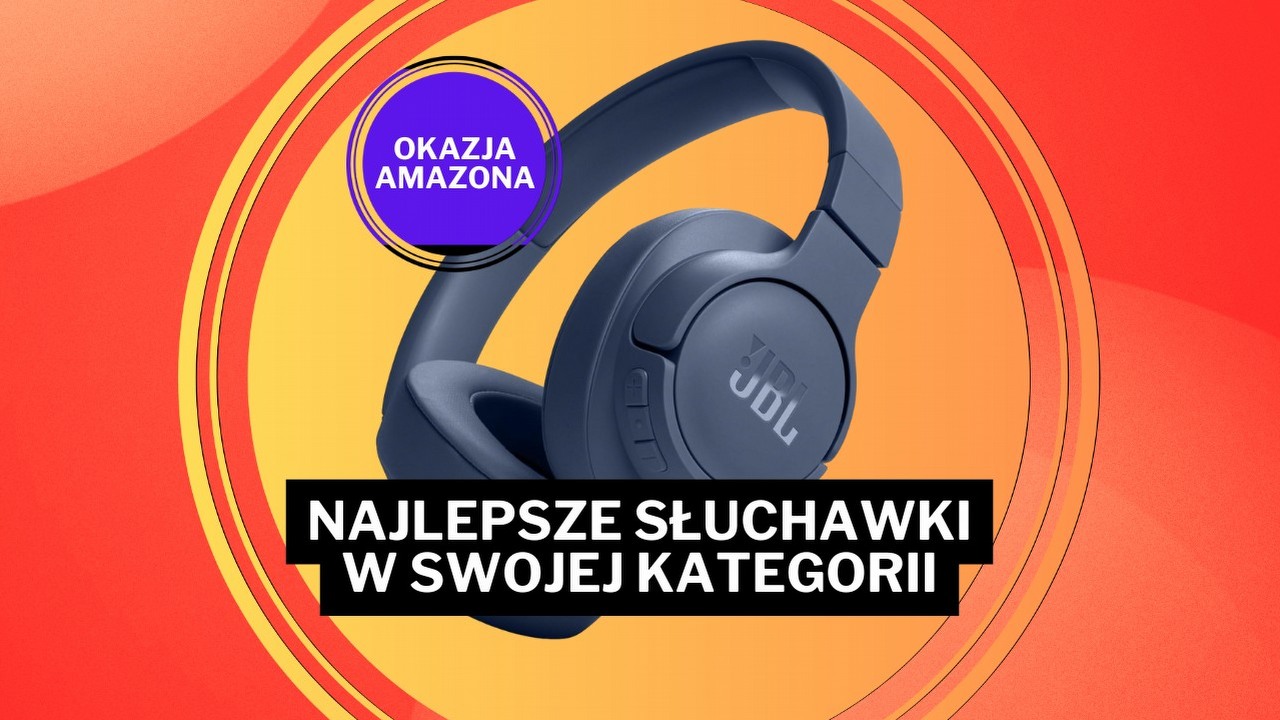 „Wolałbym kupić i zepsuć niż kupować Bose”. Te słuchawki JBL pozwolą na 76h słuchania muzyki, nic dziwnego, że są hitem na Amazonie, źródło grafiki: JBL; materiały promocyjne.