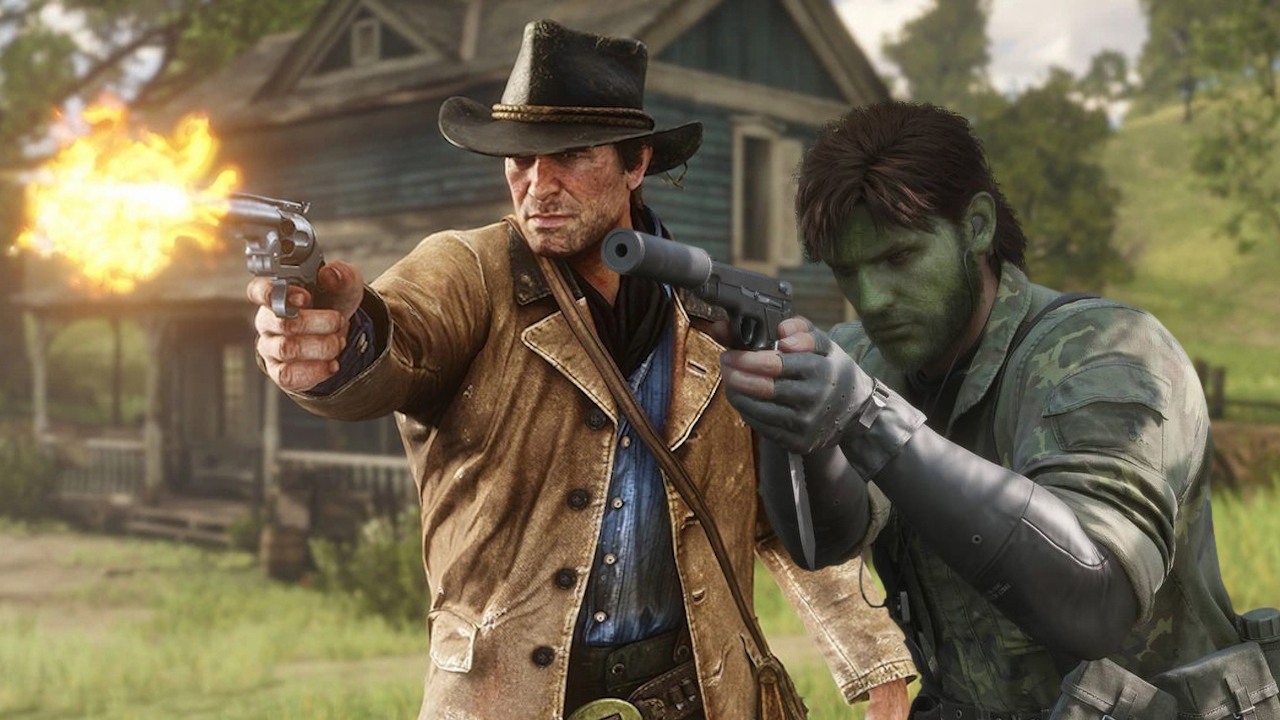W Red Dead Redemption 2 można teraz zostać agentem specjalnym. Ambitny projekt wyczerpał wielkiego fana MGS3, źródło grafiki: Rockstar Games / Konami.