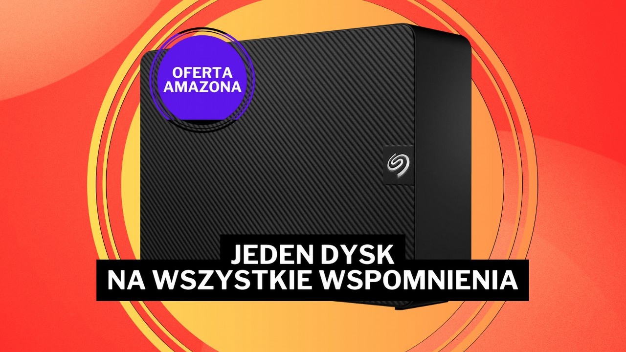 Ten dysk to bezapelacyjny hit na Amazonie! Ponad 275 tys. opinii użytkowników, którzy chcą kupić go ponownie, źródło grafiki: Seagate; materiały promocyjne.