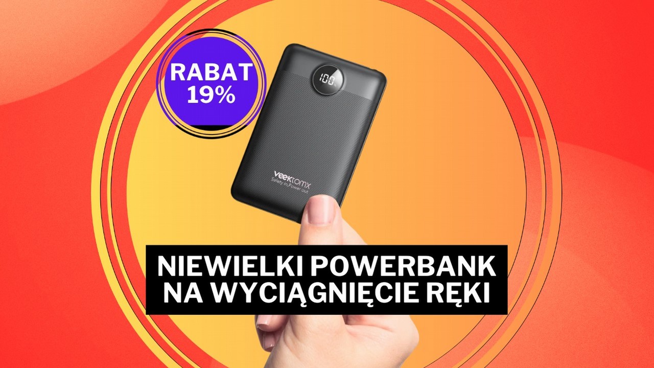„Najlepszy mały powerbank jaki widziałem” dawno nie był taki tani! Teraz kupisz go na Amazonie prawie 20% taniej, źródło grafiki: Źródło: VEEKTOMX; materiały promocyjne.