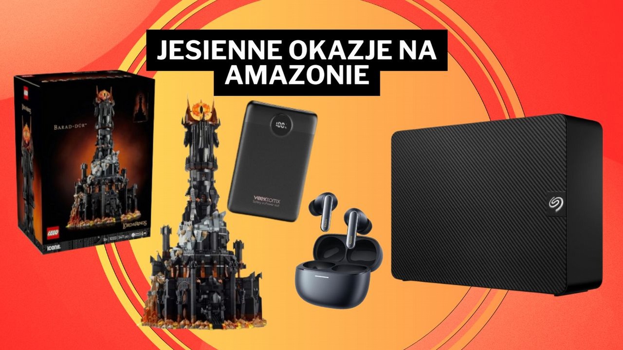 Najlepsze okazje na Amazonie - dzisiaj kupisz bestsellerowy dysk zewnętrzny oraz zestaw LEGO dla fanów Władcy Pierścieni, źródło grafiki: amazon.