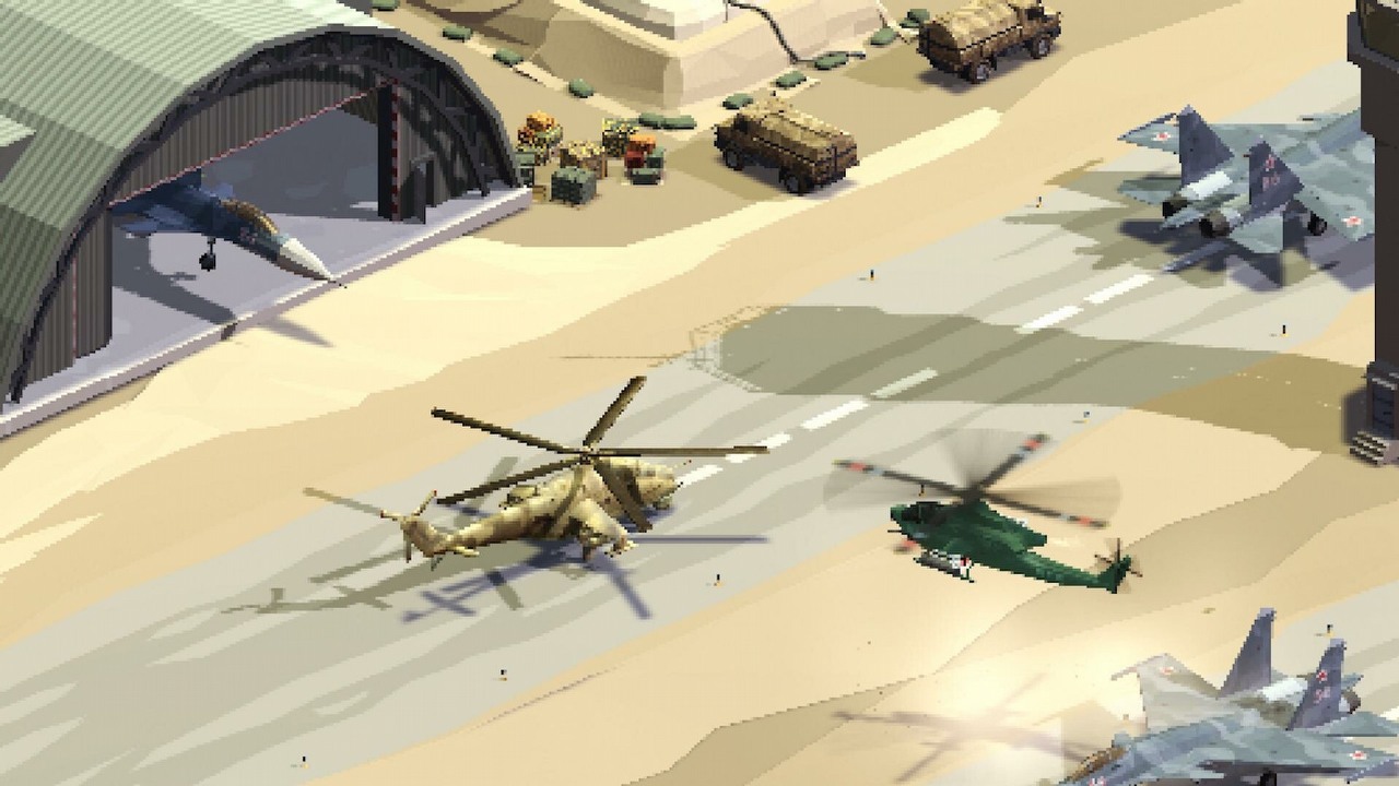 Jeśli kochaliście Desert Strike, to kolejna gra zafunduje wam nostalgiczny powrót do przeszłości, źródło grafiki: somasolo.