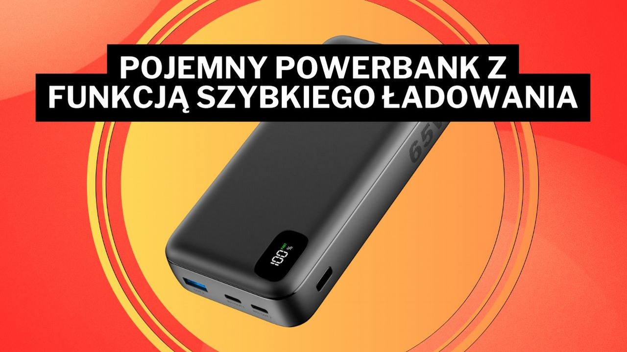 Ten powerbank to prawdziwa bestia! Z 20 000 mAh pojemności i mocą 65 W będzie idealnym sprzymierzeńcem w długie jesienne wieczory, źródło grafiki: A ADDTOP.