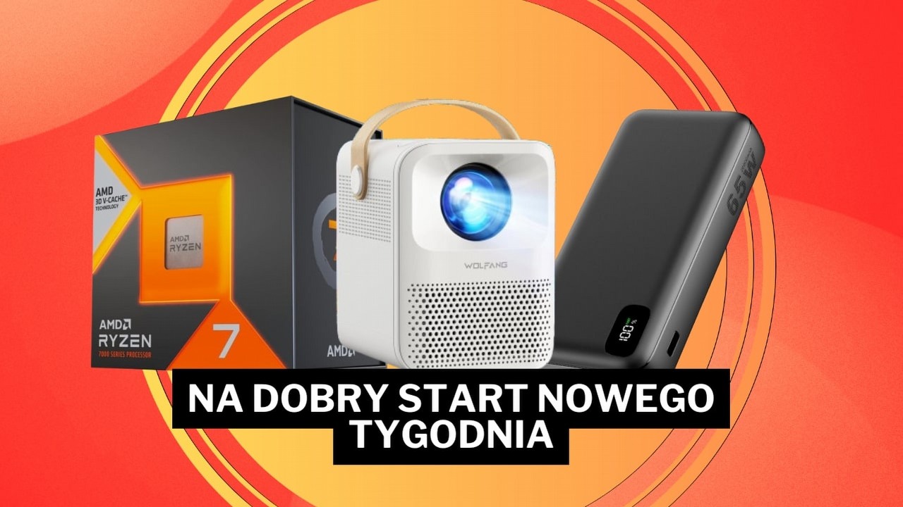 Najlepsze okazje na Amazonie - rozpocznij tydzień z bestsellerowym procesorem i potężnym powerbankiem, źródło grafiki: AMD, WOLFANG, A ADDTOP.