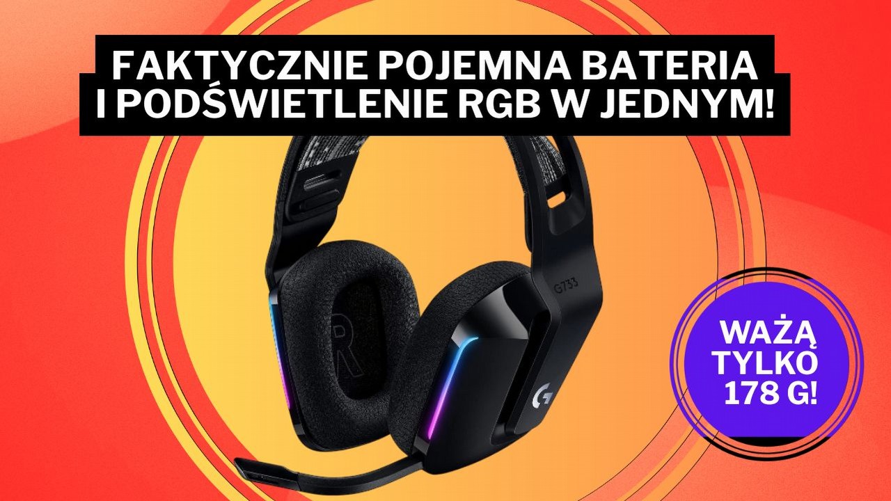 Te słuchawki Logitecha to prawdziwa bomba na Amazonie! Bajecznie lekki sprzęt ma prawie 12 tysięcy opinii i kosztuje mniej niż 300 zł, źródło grafiki: Amazon.pl.