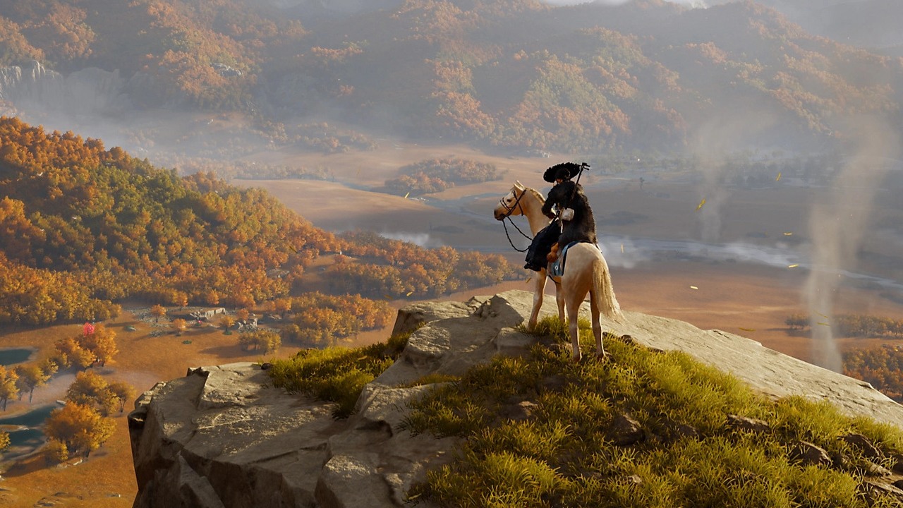 Premiera Ghost of Yotei. Pierwsza aktualizacja pozbędzie się wkurzającej rzeczy, która irytowała w God of War: Ragnarok, źródło grafiki: Sucker Punch Productions / Sony Interactive Entertainment..