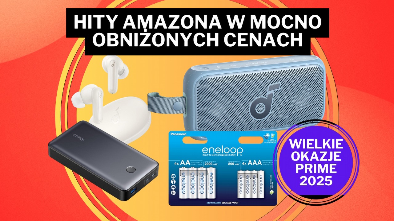 Wielkie Okazje Prime 2025 to prawdziwa petarda od Amazona! Oto najlepsze promocje na głośniki, słuchawki, powerbanki i wiele innych, źródło grafiki: Anker, Panasonic.