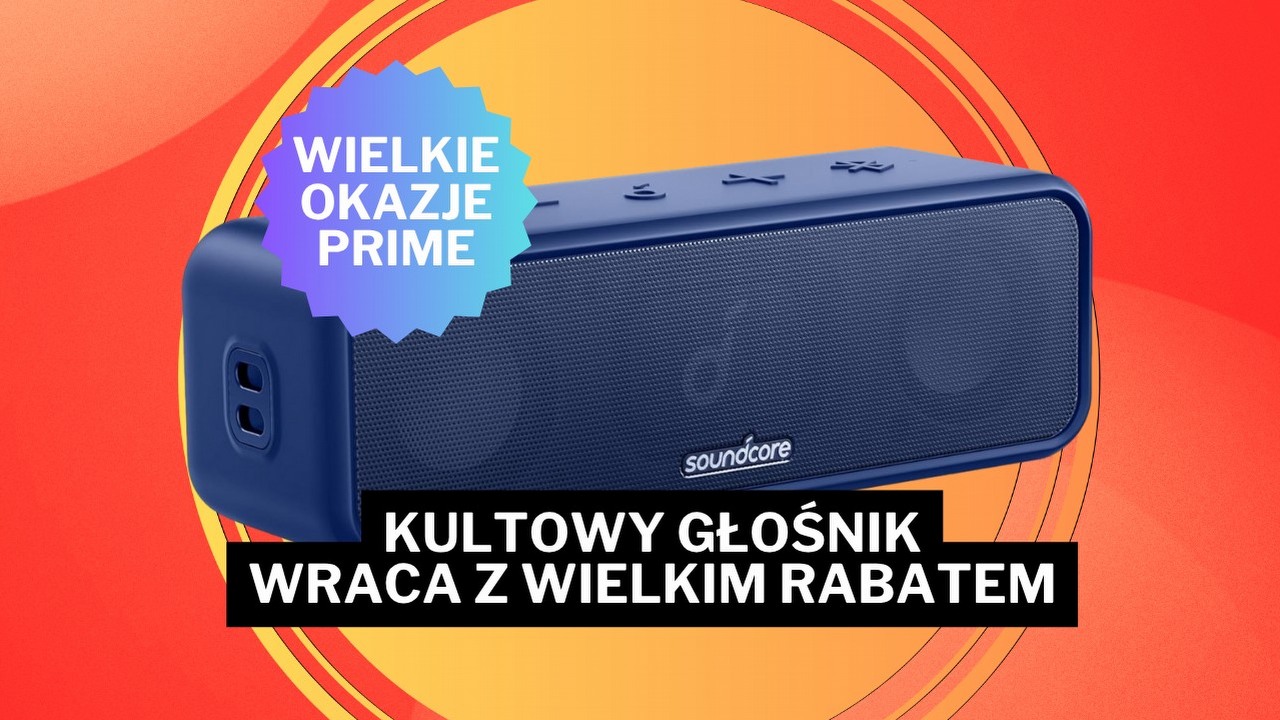 „Must have każdego melomana” prawie 50% taniej! Ten głośnik Ankera podbija Wielkie Okazje Prime 2025 Amazona, źródło grafiki: Anker; materiały promocyjne.