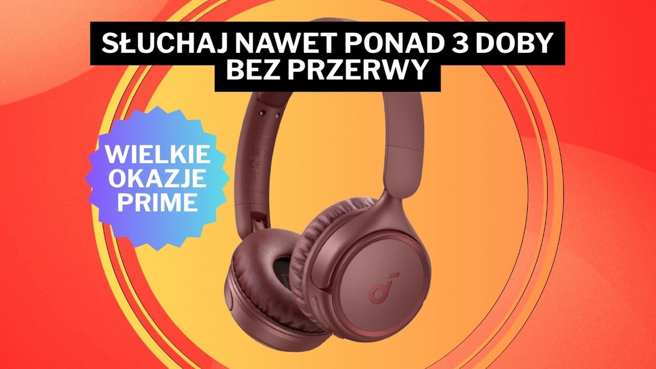 „Świetny dźwięk” i 70 godzin pracy na baterii za niecałe 90 zł - te słuchawki to wielka okazja Amazona na koniec Prime 2025, źródło grafiki: anker.