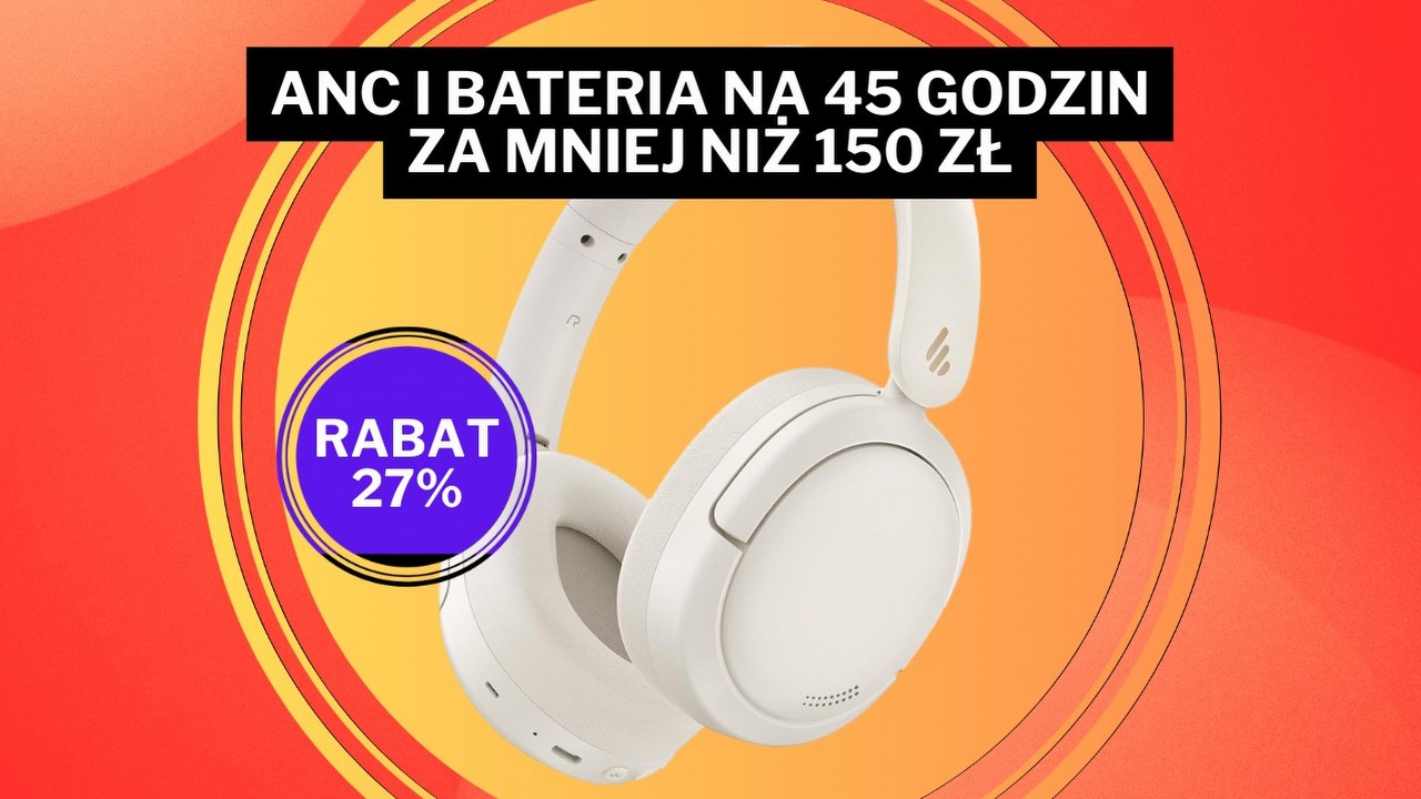 „Jestem zakochany w tych słuchawkach”. Mają ANC, baterię na 45 godzin, chwalą je edytorzy wideo i kosztują niecałe 150 zł, źródło grafiki: Edifier; materiały promocyjne.