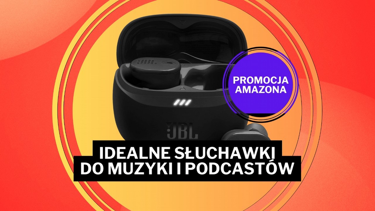 „Jedne z najlepszych, jakie miałem do tej pory”, teraz 60 zł taniej na Amazonie. Te słuchawki przemawiają za tym, że JBL to klasa, źródło grafiki: JBL; materiały promocyjne.