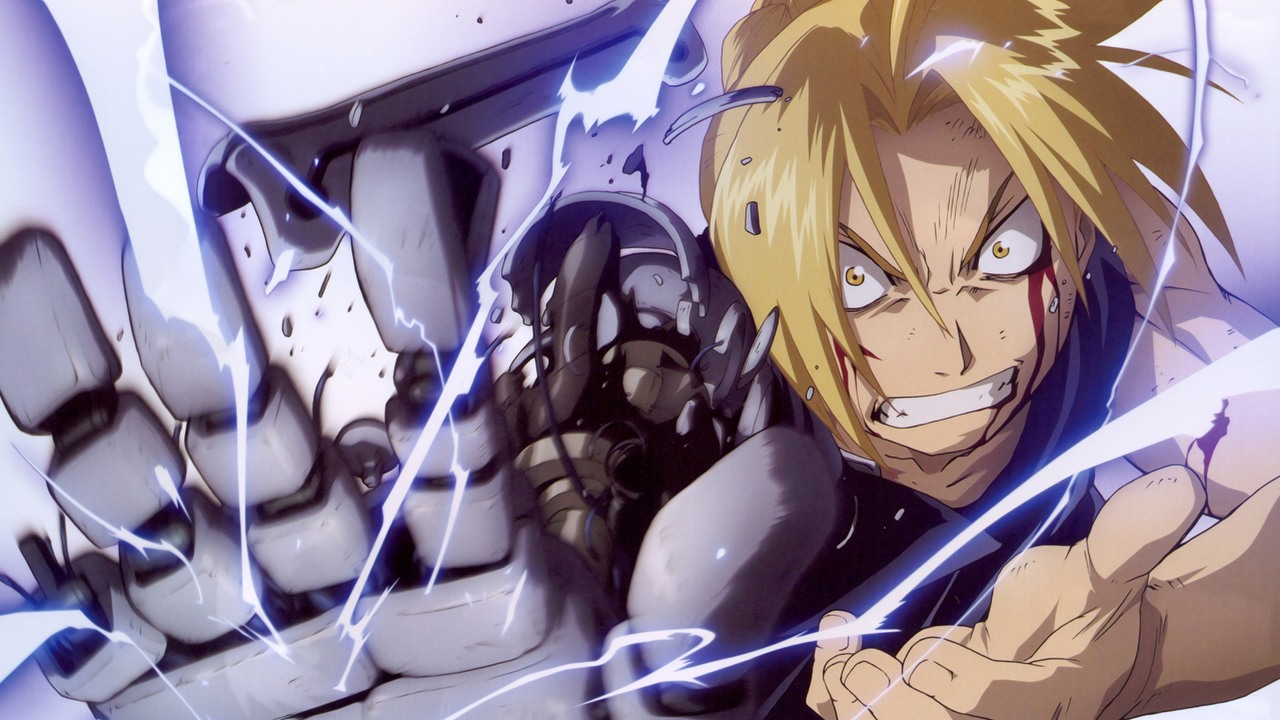 Fullmetal Alchemist: Brotherhood zostało zdetronizowane. Nowy hit został najlepszym anime akcji, źródło grafiki: Fullmetal Alchemist: Brotherhood, Yasuhiro Irie, Studio Bones, 2009.