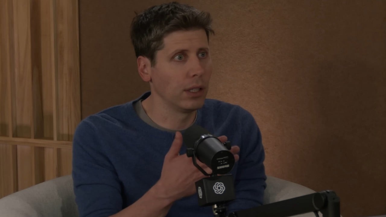 „Na pewno znajdziemy dużo rzeczy do zrobienia”. Sam Altman uspokaja, ale martwi się utratą pracy przez AI, źródło grafiki: YouTube: Rowan Cheung; 2025.