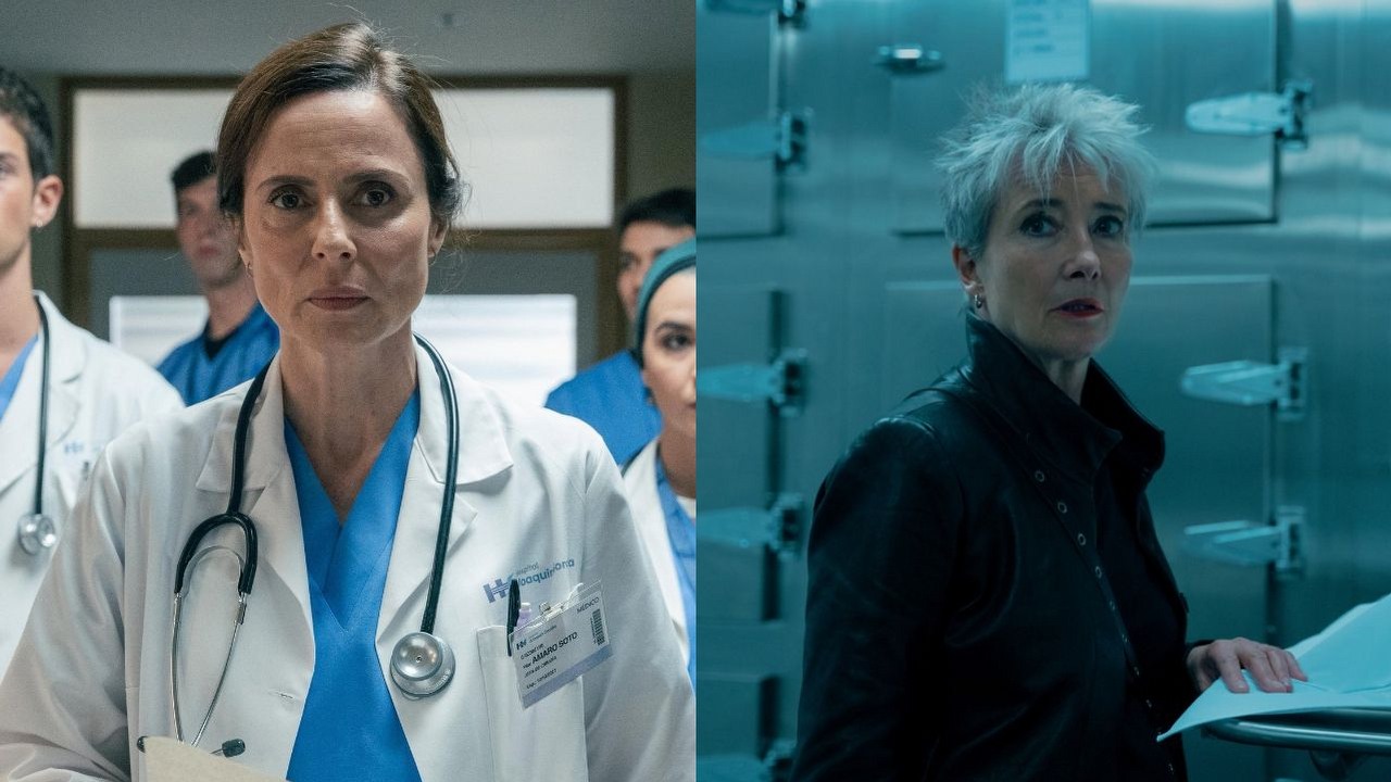 Netflix i Apple TV z trzema mocnymi nowościami na weekend. 8-odcinkowe fantasy, kryminał i serial medyczny idealne na maraton, źródło grafiki: Droga do prawdy, Apple TV, 2025 / Bez tchu, Netflix, 2025.