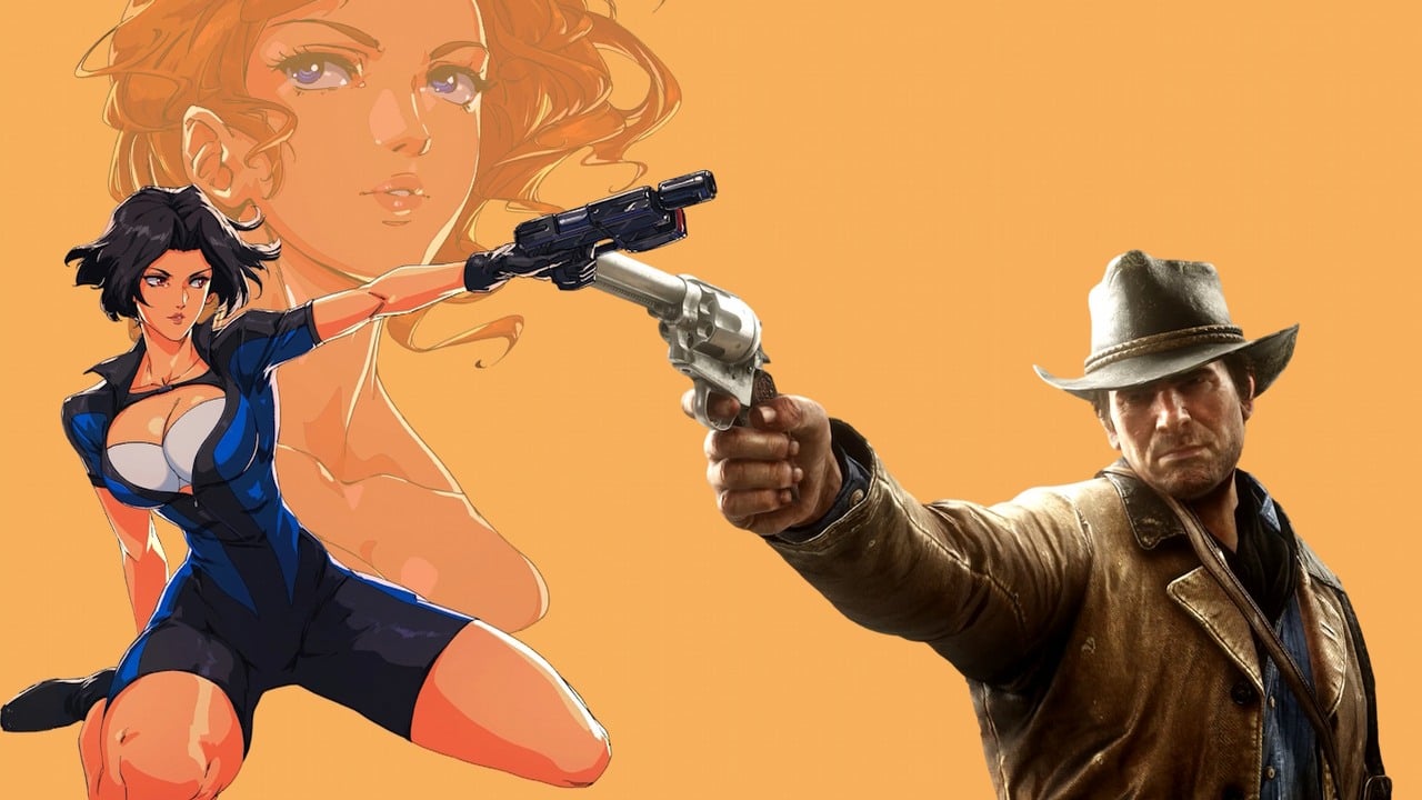 Po 25 latach innowacyjna seria z PlayStation 1 zaliczy pełny powrót. Fear Effect 2 ma coś wspólnego z Red Dead Redeption 2, źródło grafiki: Square Enix / Rockstar Games..