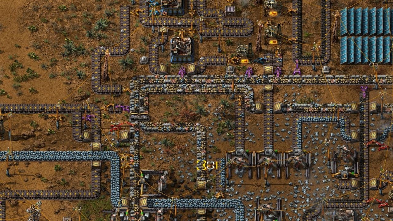 Fan Factorio zmienił popularną strategię w grę retro. Specjalną wersję upchnął na dyskietce, źródło grafiki: Wube Software.