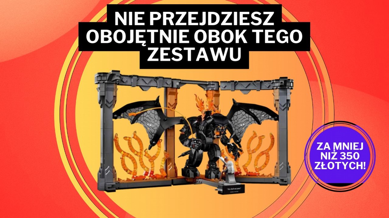Piękny i majestatyczny - w takiej cenie tylko teraz! Żaden fan LOTR nie przejdzie obojętnie obok LEGO tańszego o 200 zł, źródło grafiki: LEGO.