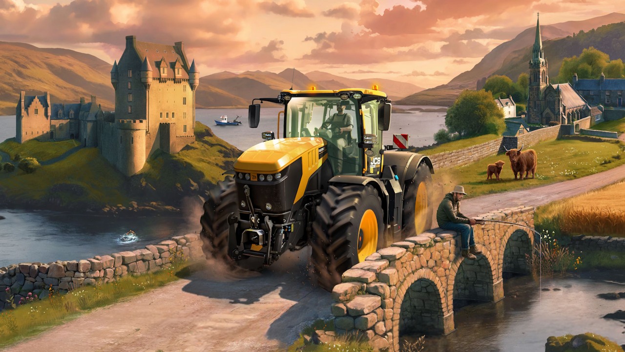 Cena Farming Simulator 25 na Steam została na stałe obniżona o ponad połowę. Wielki dodatek Highlands Fishing jest już dostępny, źródło grafiki: Giants Software.