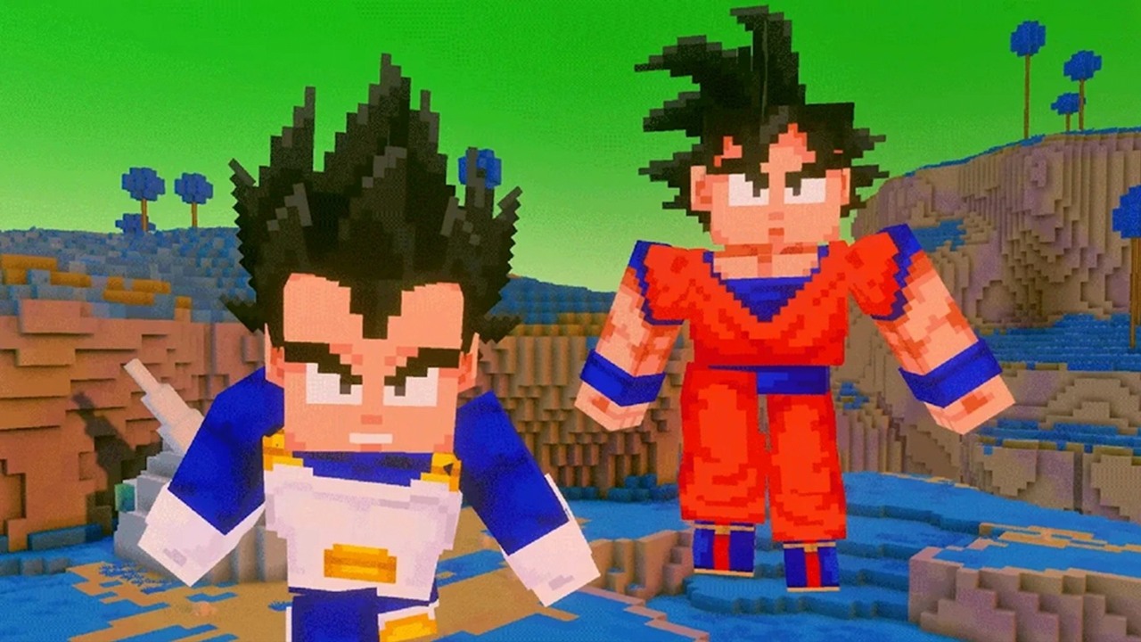 Dragon Ball Z i Minecraft doczekały się najbardziej niespodziewanego crossovera od lat, źródło grafiki: Mojang Studios / Microsoft..