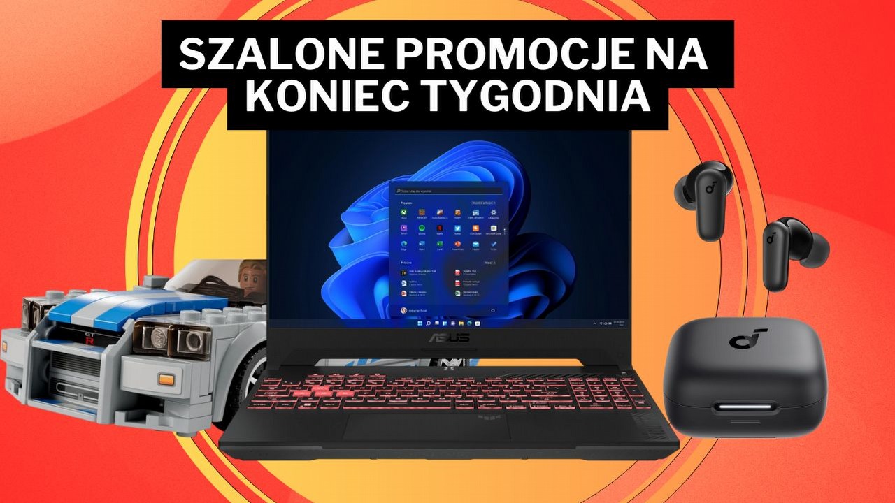 Zestaw LEGO dla fanów Szybkich i wściekłych oraz wydajny laptop gamingowy! Szalone promocje Amazona, Empiku, Euro i MediaMarkt.