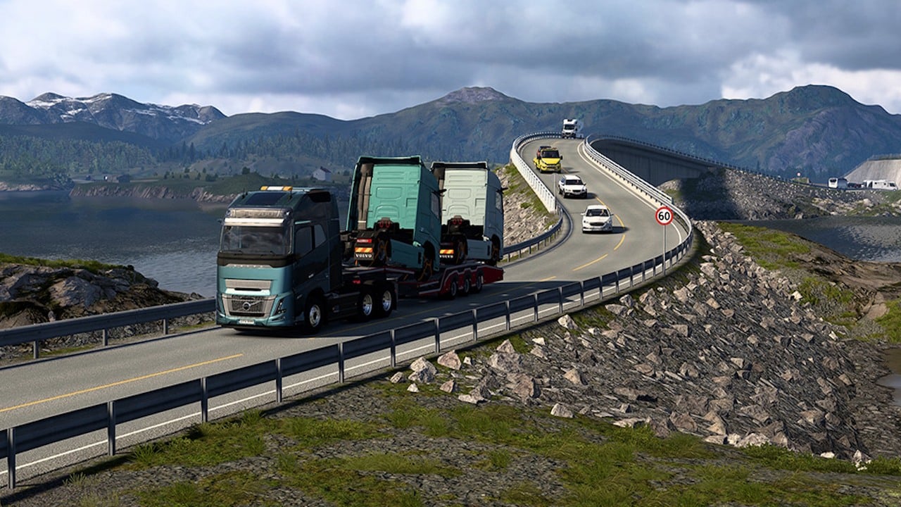 Popularny symulator ciężarówki w końcu zabierze graczy w mroźne zakątki Europy. Na premierę rekordowego ETS2: Nordic Horizons czekali prawie dwa lata, źródło grafiki: SCS Software.