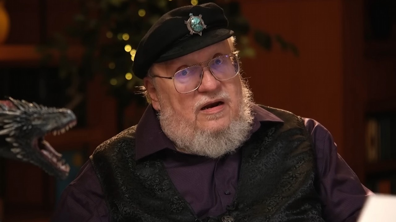 George R.R. Martin poprosił ChatGPT o napisanie kontynuacji Gry o tron, a następnie pozwał wynik do sądu, źródło grafiki: YouTube: Penguin Random House; 2022.