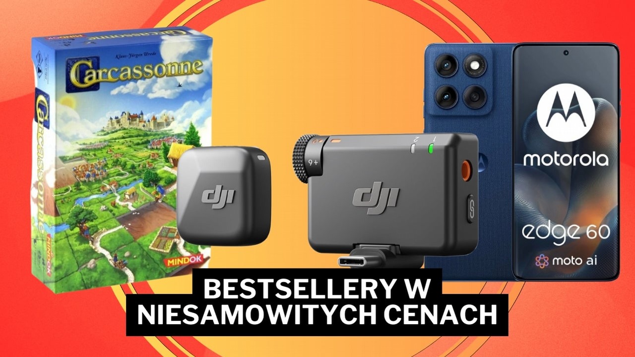 Kandydat do gry roku i mocarna Motorola w promocji! Zaoszczędzisz nawet 500 zł dzięki Amazonowi, Empikowi i Euro, źródło grafiki: Motorola, DJI, Bard.