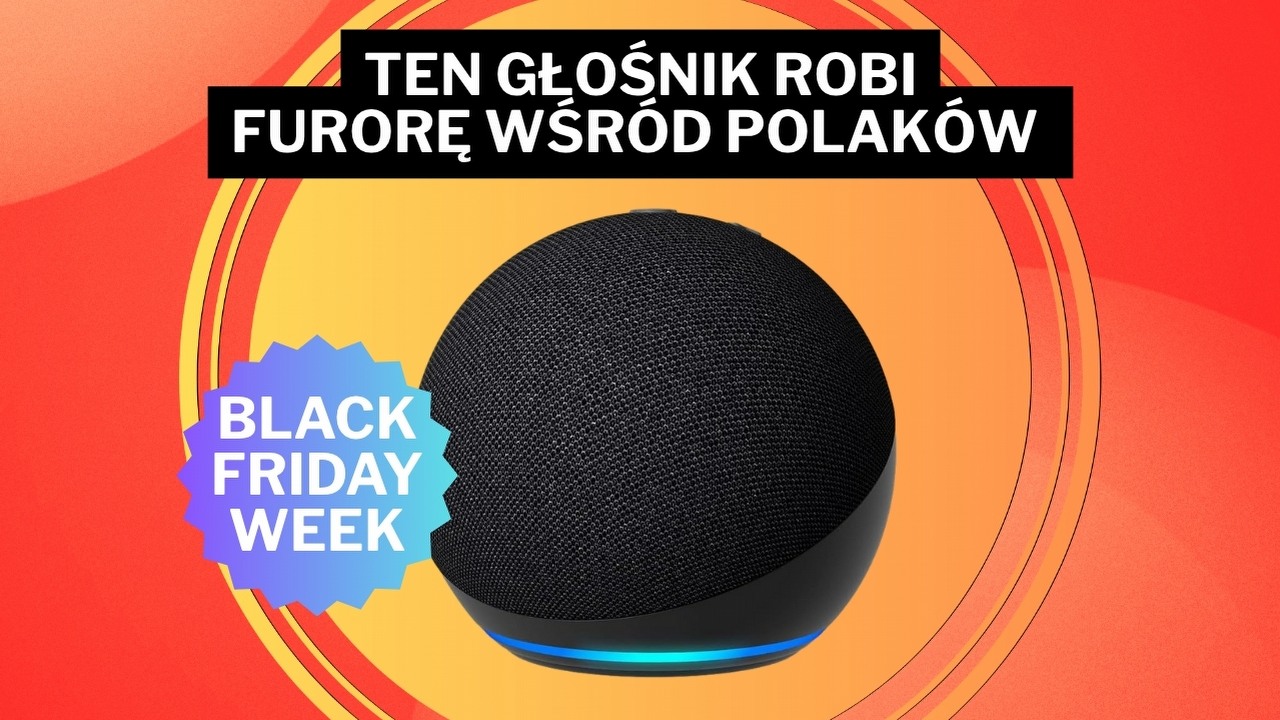 Uwielbiany głośnik prawie 50% taniej na Black Friday Week! Amazon Echo Dot zamieni Twoje lokum w mieszkanie rodem z Cyberpunka 2077, źródło grafiki: Amazon.