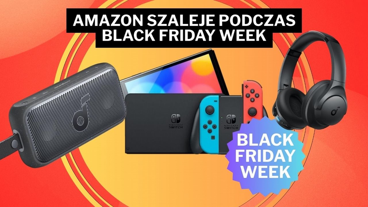 Nie wierzyłem, że aż tyle potanieje. Amazon przecenia głośniki, powerbanki i słuchawki nawet o 65% na Black Friday Week, źródło grafiki: Amazon.