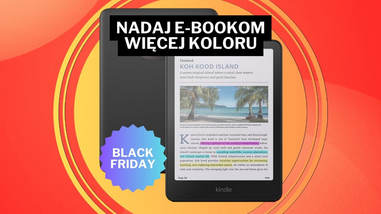 Amazon masakruje podczas Black Friday Week! Jedynego w swoim rodzaju Kindle kupisz 32% taniej, źródło grafiki: Amazon.