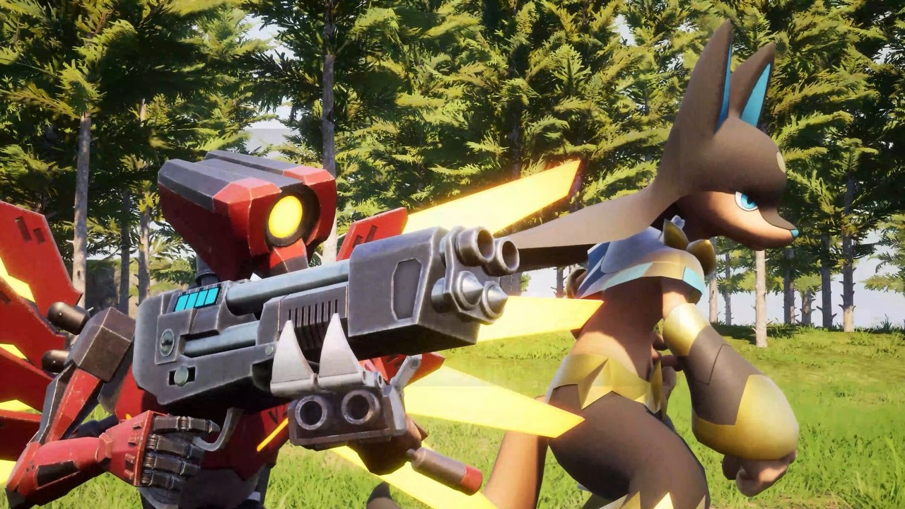 Popularna gra survivalowa z otwartym światem otwiera się na nowe doznania. Crossover z Ultrakill uświetni domowa aktualizacja, źródło grafiki: Pocketpair.