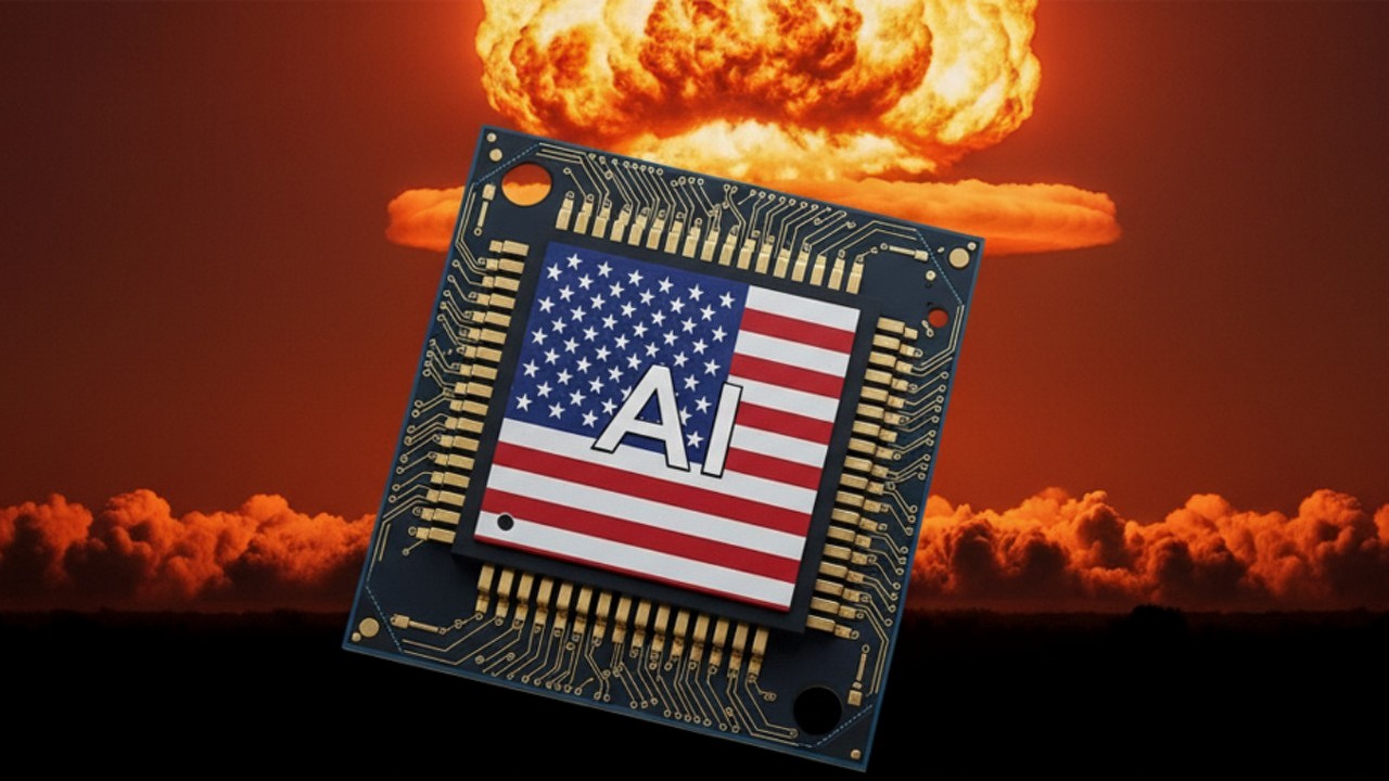Stany Zjednoczone ogłaszają nowy projekt Manhattan. Misja Genesis ma pomóc wygrać wyścig AI, źródło grafiki: Gemini AI.