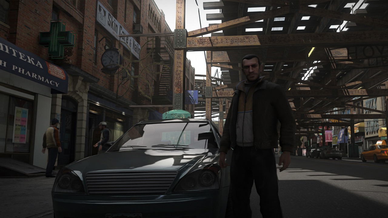 Rockstar tego nie zrobił, więc fani wyręczyli twórców. GTA 4 z ray tracingiem wygląda obłędnie, źródło grafiki: Rockstar Games.