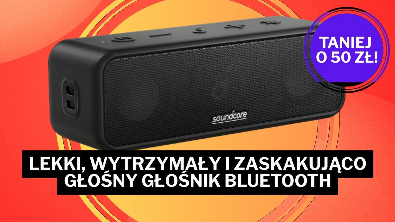 W tej cenie nie znalazłem lepszego głośnika. Gra przez 24 godziny, ma prawie 14 tys. recenzji na Amazonie i kosztuje jedynie 129 zł!, źródło grafiki: Amazon.pl.